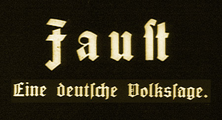 Faust - Eine deutsche Volkssage